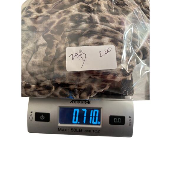 Zara leopard print tiered midi dress size M - Picture 9 of 9